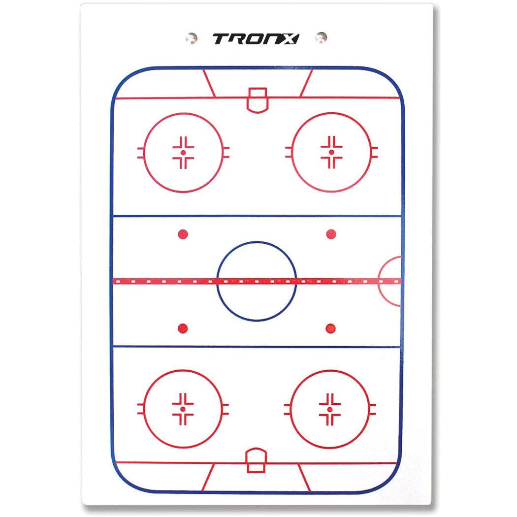 TronX Hockey Dry Erase Coaches Clipboard - 9" x 13"