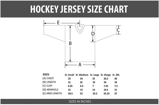 TronX Kerry County Eagles Senior Adult Fan Hockey Jerseys