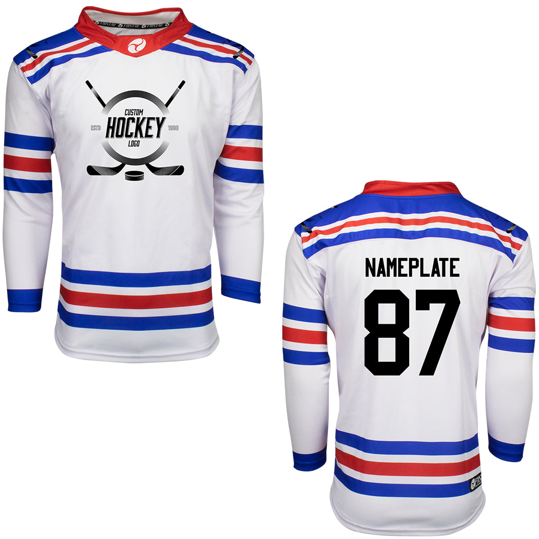 New York Rangers Firstar Gamewear Pro Performance Hockey Jersey with Customization