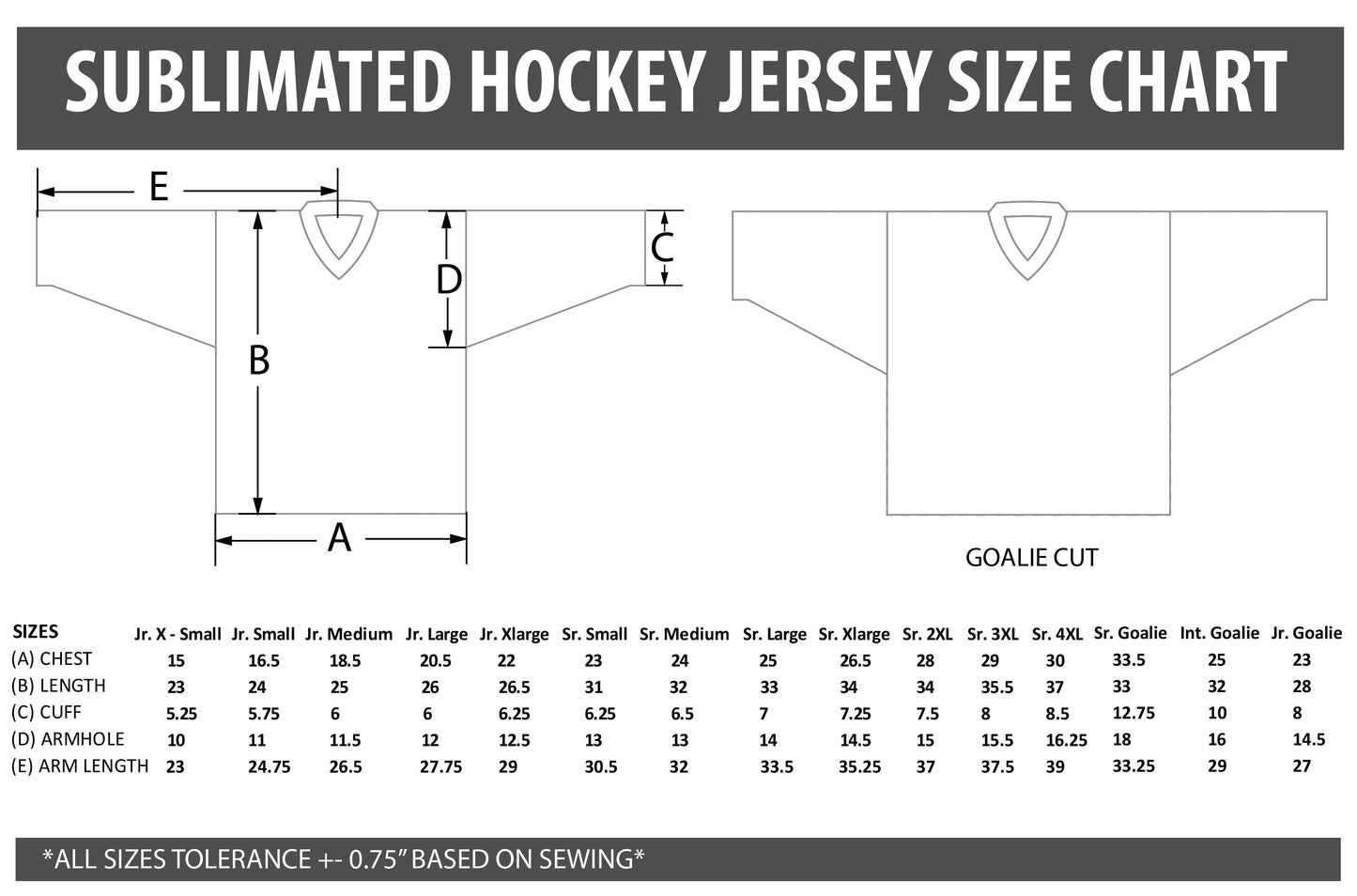 Custom Sublimated Hockey Jersey -  Your Design