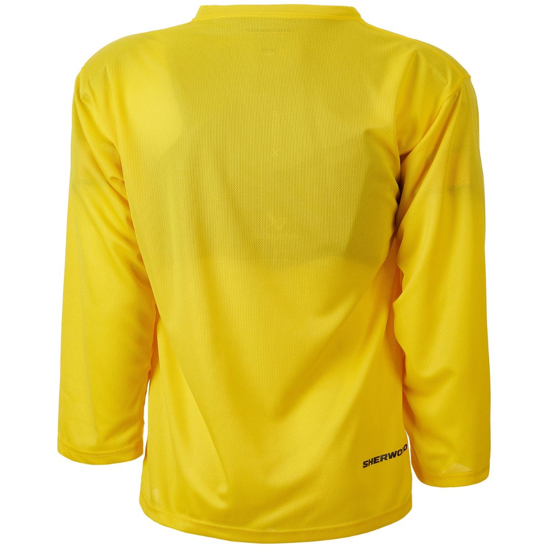 Sherwood SW100 Solid Color Practice Hockey Jerseys - Gold