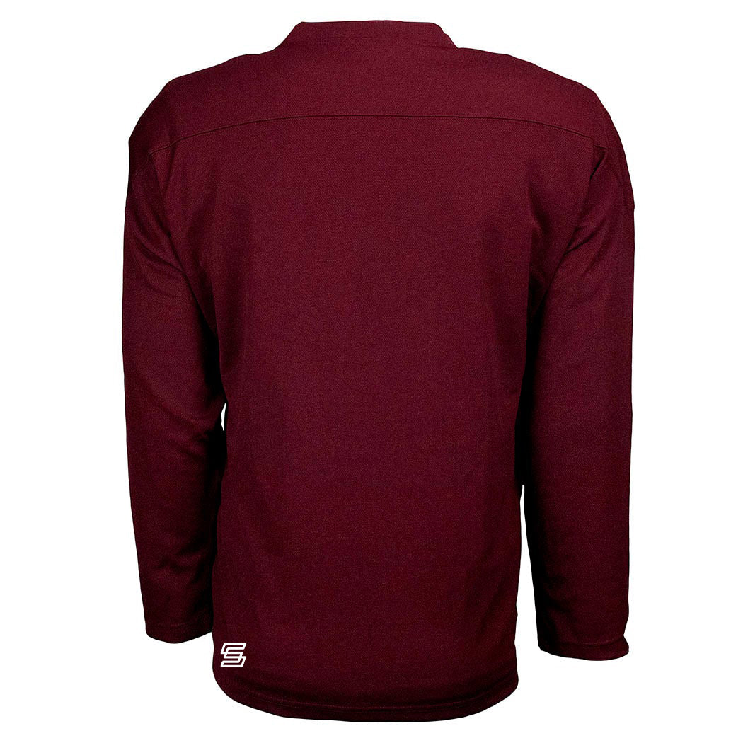 Sherwood SW100 Solid Color Practice Hockey Jerseys - Maroon