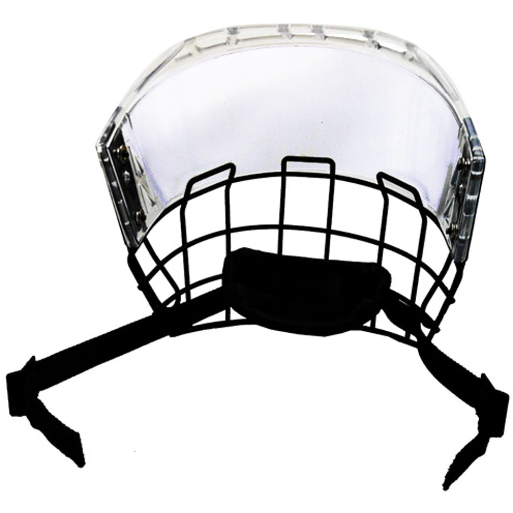 TronX S920 Clear Hybrid Senior Face Cage Shield & Visor