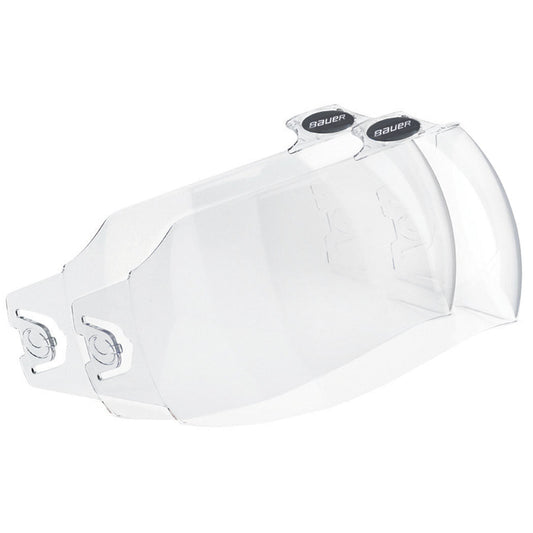 Bauer DX2 HDO Deluxe Hockey Helmet Visor Replacement Lens (2-Pack)