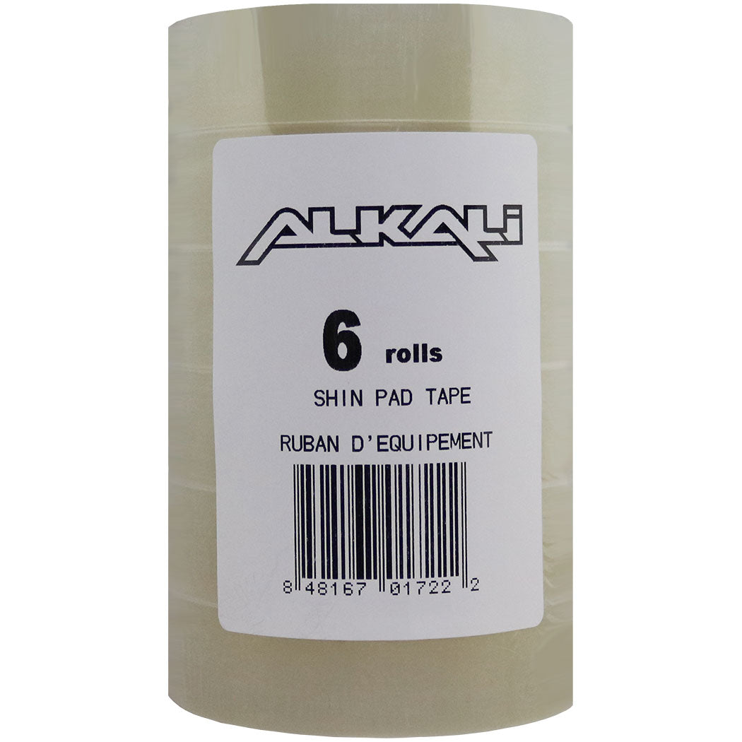 Alkali Clear Shin Poly Hockey Tape 6-Pack