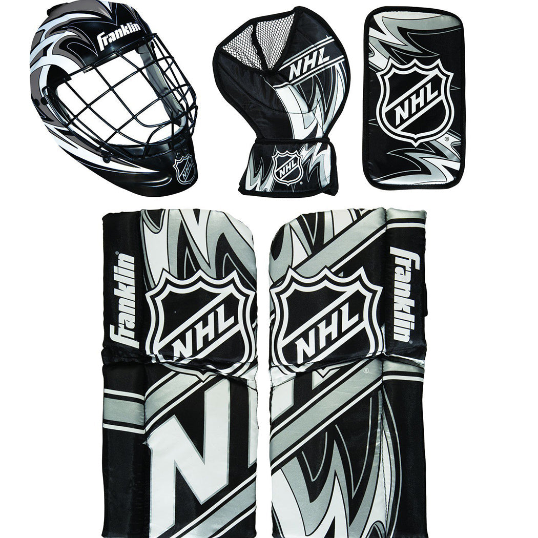 Franklin NHL Mini Hockey Goalie Equipment & Mask Set