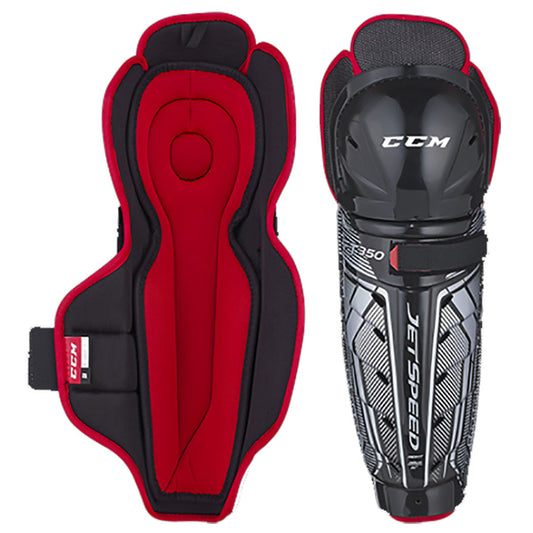 CCM JetSpeed FT350 Junior Hockey Shin Guards