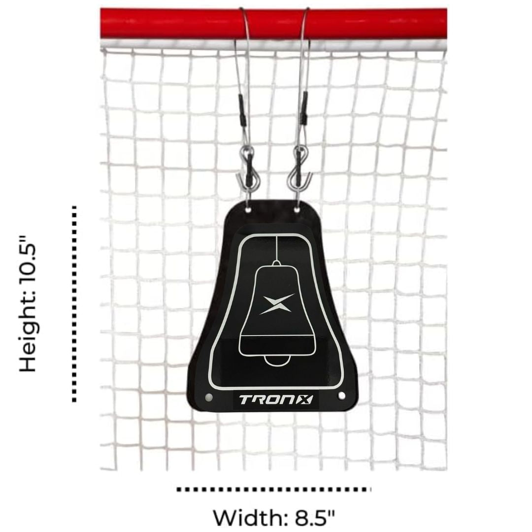 TronX Large Metal Bell Hockey Shooting Targets (2 Pack)