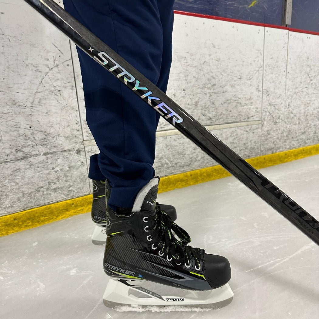 TronX Stryker One Piece Junior Ice Hockey Skates