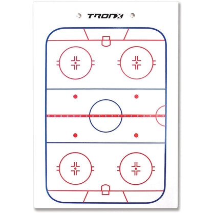 TronX Hockey Dry Erase Coaches Clipboard - 9" x 13"