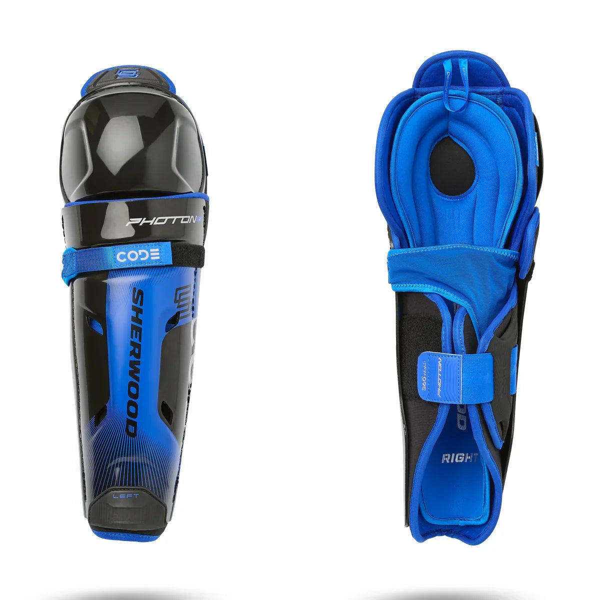 Sherwood Code Photon 2 Junior Hockey Shin Guards