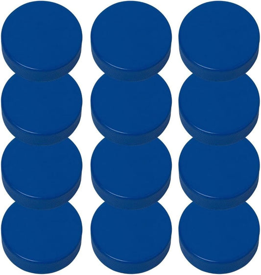 TronX Youth Mite Blue 4oz Ice Hockey Pucks - 12 Pack