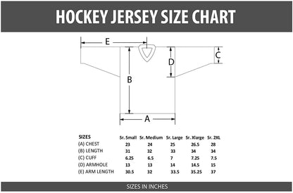 TronX Kerry County Eagles Senior Adult Fan Hockey Jerseys