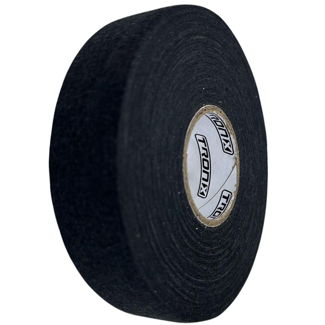 TronX Black Cloth Hockey Tape (6 Pack)