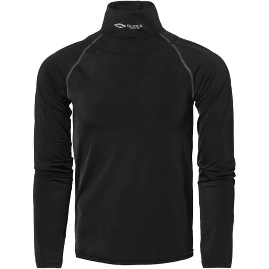Shock Doctor Ultra Compression Junior Long Sleeve Shirt with Neck Guard