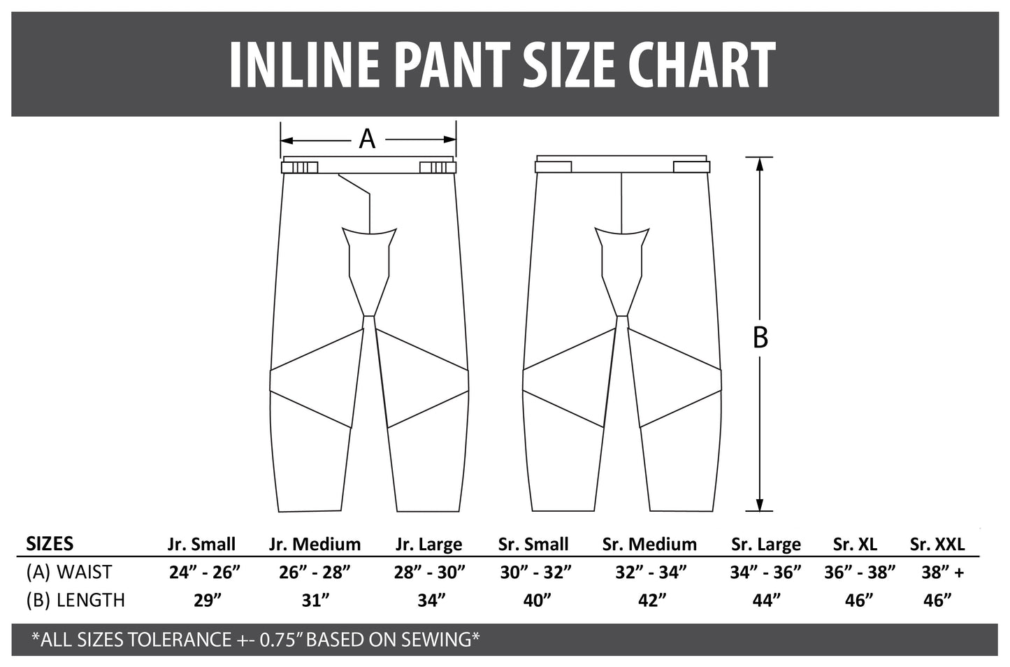 Custom Sublimated Inline Hockey Pants - Your Design