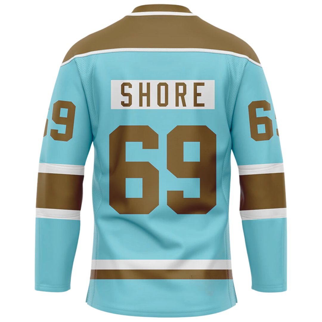TronX Bulldogs Blue Shore Fan Adult Hockey Jerseys