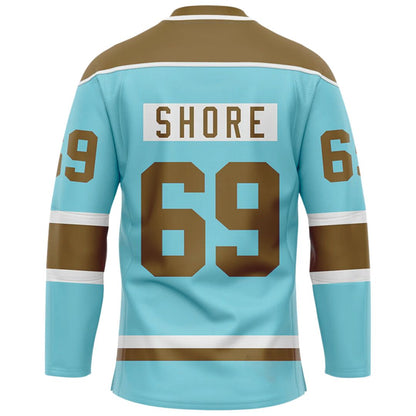 TronX Bulldogs Blue Personalized Custom Hockey Jerseys