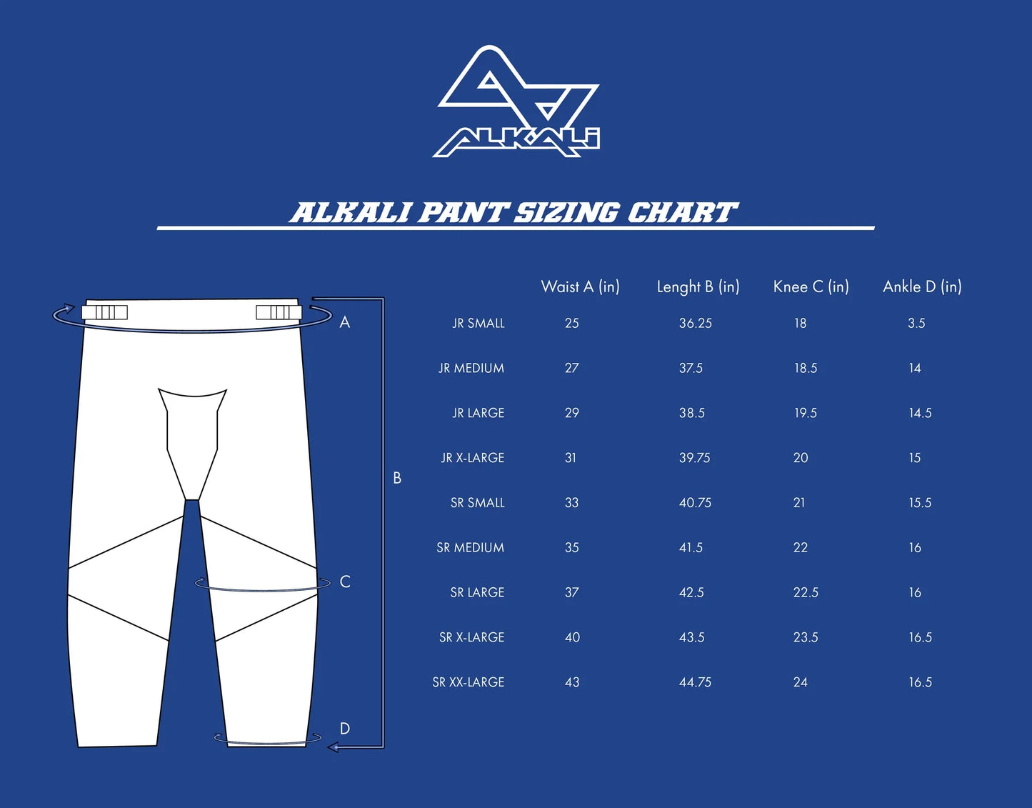 Alkali Revel 4 Junior Roller Hockey Pants