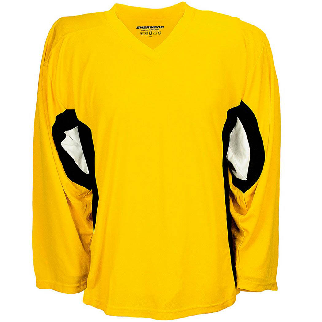 Sherwood SW200 Three Tone Team Hockey Jerseys - Gold