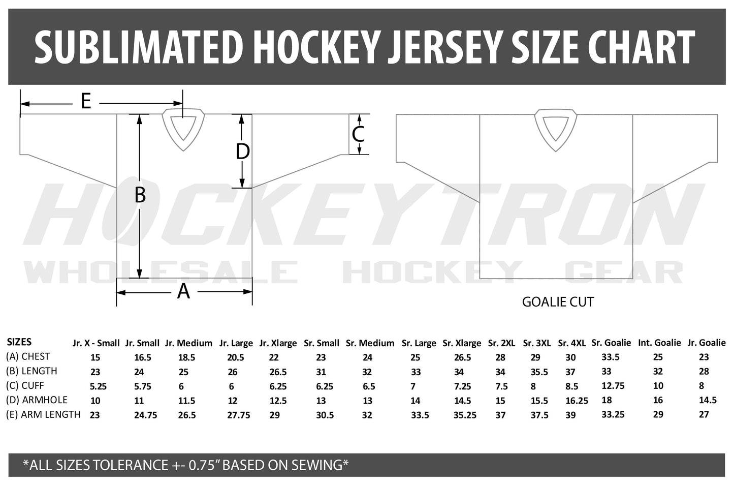 TronX Bulldogs Black Personalized Custom Hockey Jerseys