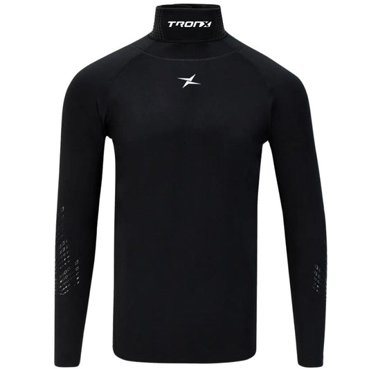 TronX Long Sleeve Senior Hockey Cut-Resistant Neck Guard Protect Base Layer Shirt