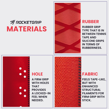 Rocketgrip Fabric Hockey Stick Grip