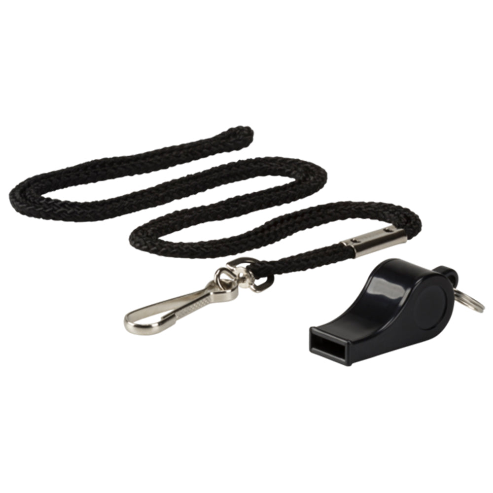 TronX Hockey Small Plastic Coaches Whistle with Lanyard