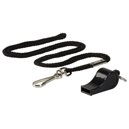 TronX Hockey Small Plastic Coaches Whistle with Lanyard