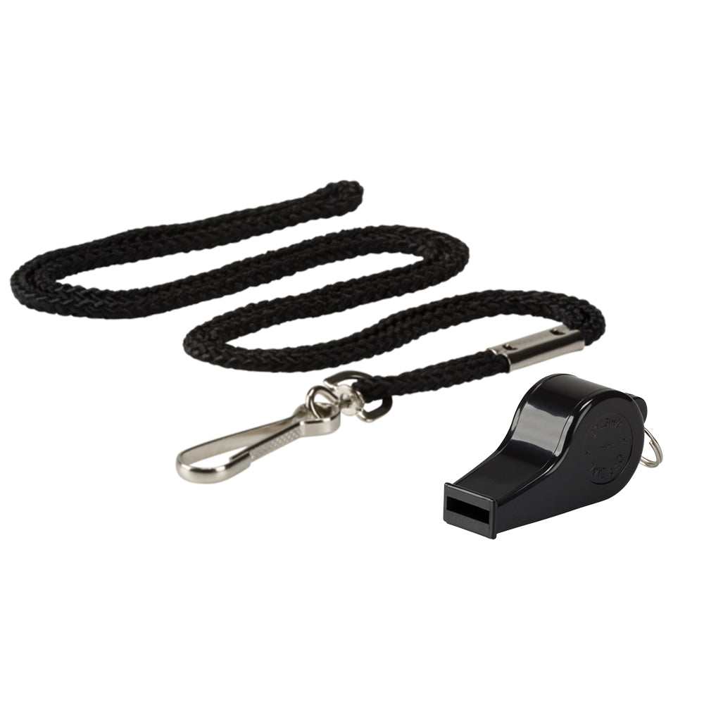 TronX Hockey Large Plastic Coaches Whistle with Lanyard