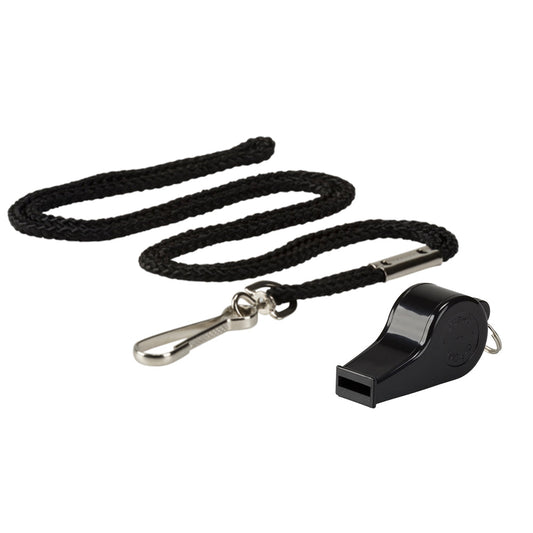 TronX Hockey Large Plastic Coaches Whistle with Lanyard