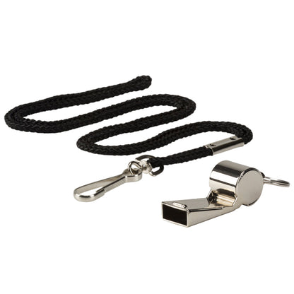 TronX Hockey Metal Fox Coaches Whistle with Lanyard
