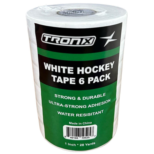 TronX White Cloth Hockey Tape (6 Pack)