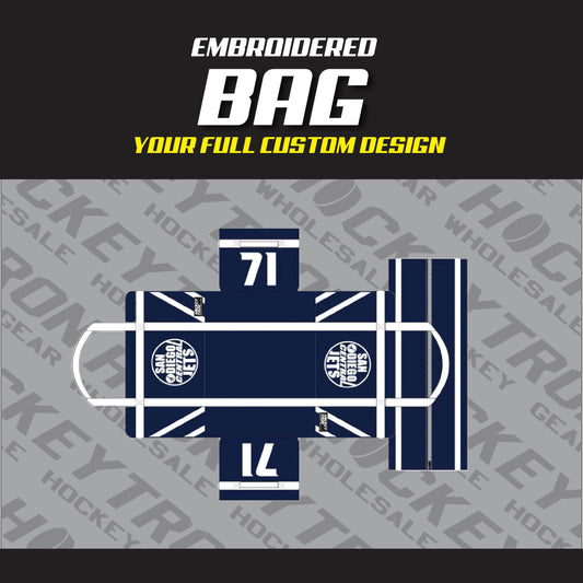 Pro Travel Embroidered Custom Hockey Bags -  Your Design