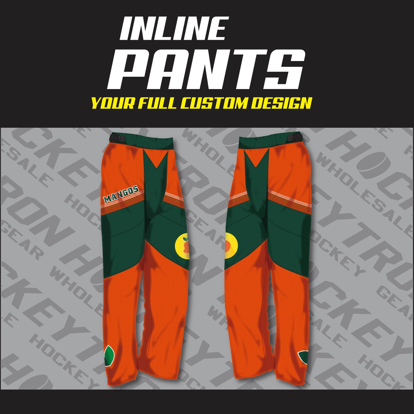 Custom Sublimated Inline Hockey Pants - Your Design
