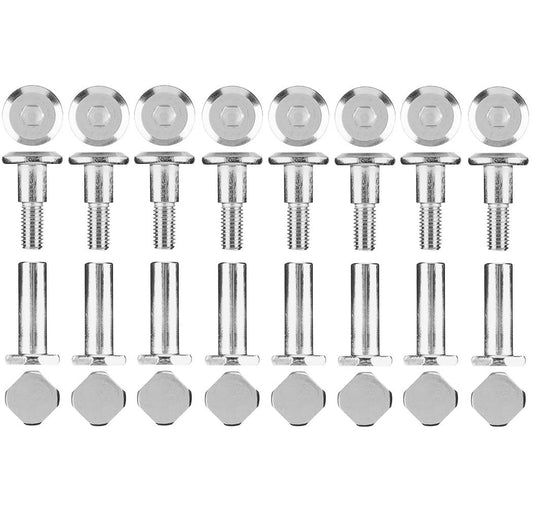 Alkali Universal Extender 6mm Square Roller Hockey Skate Axle Kit (8 Pack)