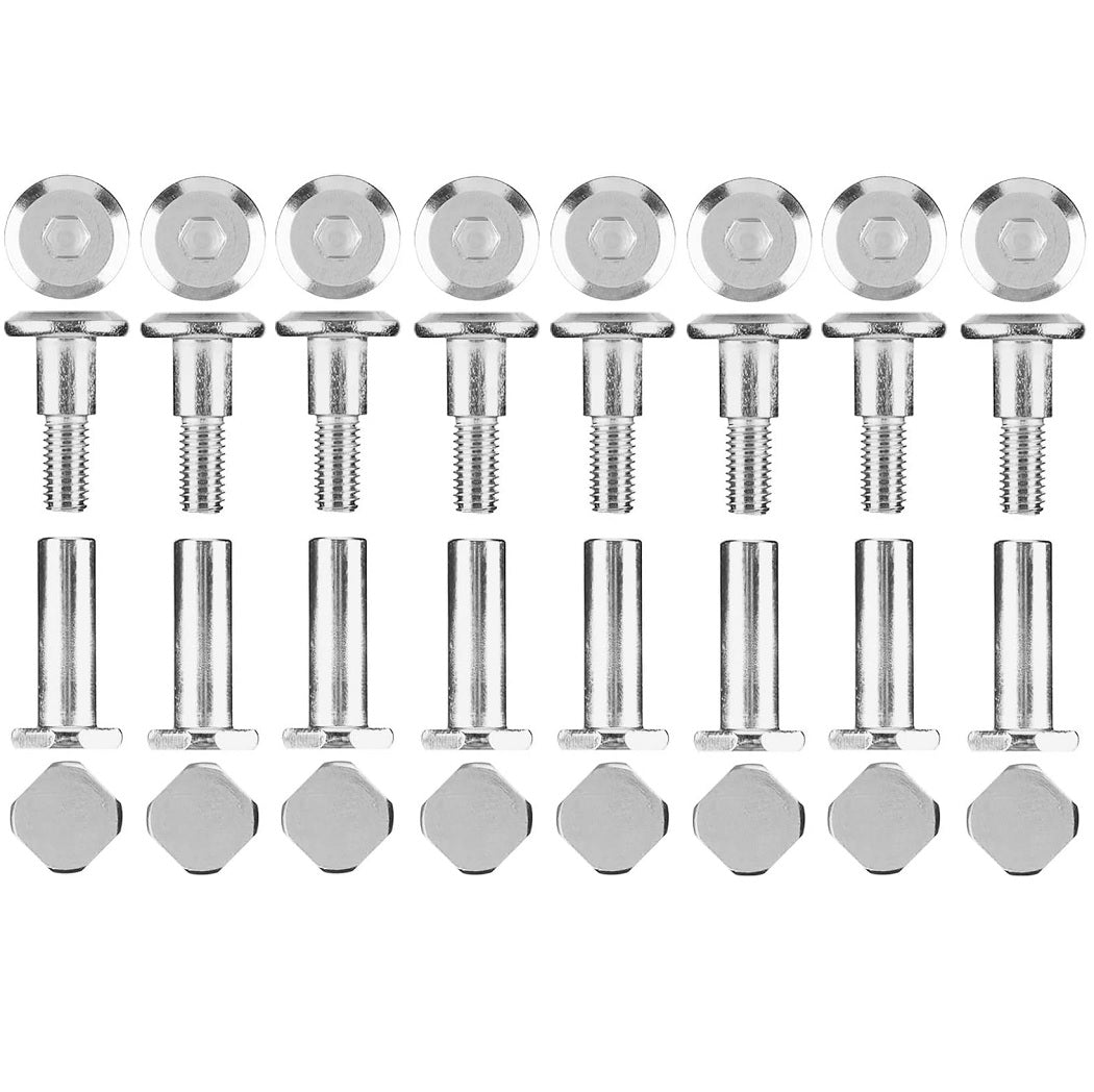 Universal Extender 6mm Square Roller Hockey Skate Axle Kit (8 Pack)