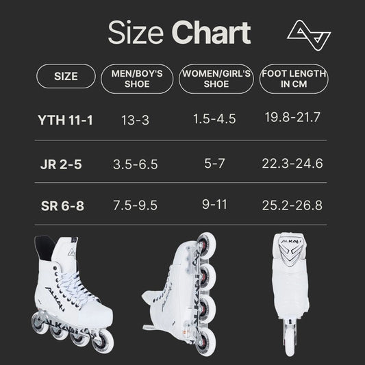 Alkali Cele Adjustable Youth Roller Hockey Skates