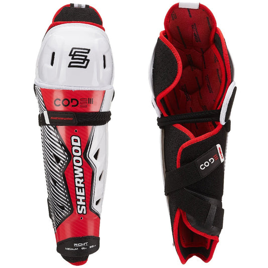 Sherwood Code III Senior Hockey Shin Guards