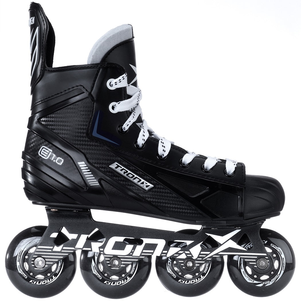 TronX E1.0 Senior Roller Hockey Skates (SLIGHTLY USED)