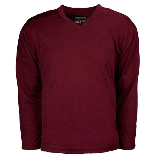 TronX DJ80 Practice Hockey Jersey - Maroon (LIMITED SIZES)