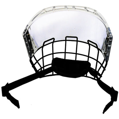 TronX S920 Clear Hybrid Senior Face Cage Shield & Visor