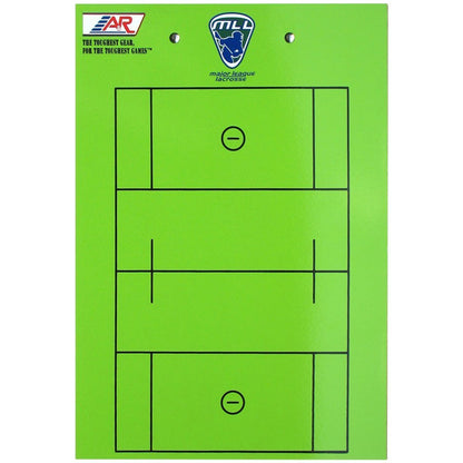 A&R Lacrosse Coaches Clip Board w Half Field Design 9inx13in