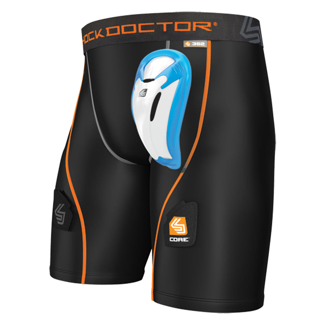 Shock Doctor 362 Junior Core Compression Jock Short With Bioflex Cup