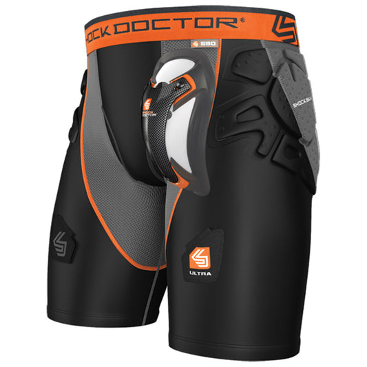 Shock Doctor 590 Senior Shock Skin Compression Hockey Jock Short