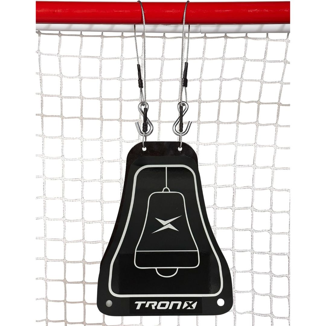 TronX Large Metal Bell Hockey Shooting Targets (2 Pack)