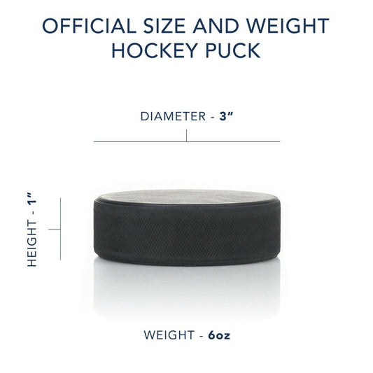 TronX Official Regulation Ice Hockey Pucks (Case of 100)