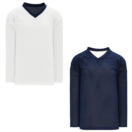 Sherwood SW300 Reversible Hockey Practice Jerseys - Navy/White